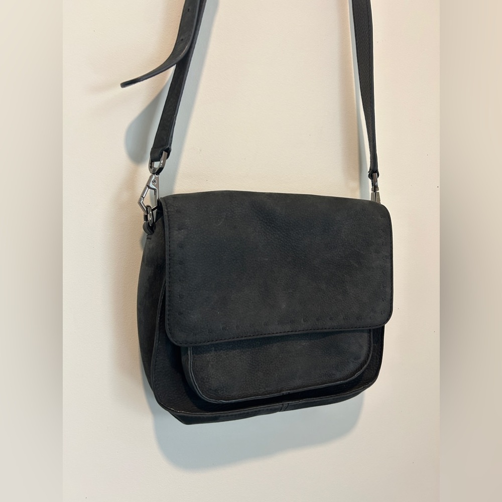 Rebecca Minkoff Leather Suede Exterior ~ adjustable crossbody strap